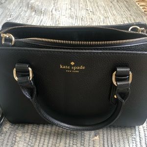 Kate Spade Black 3 Compartment Purse